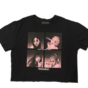 Blackpink Cropped K-Pop Graphic T-shirt , Size XL